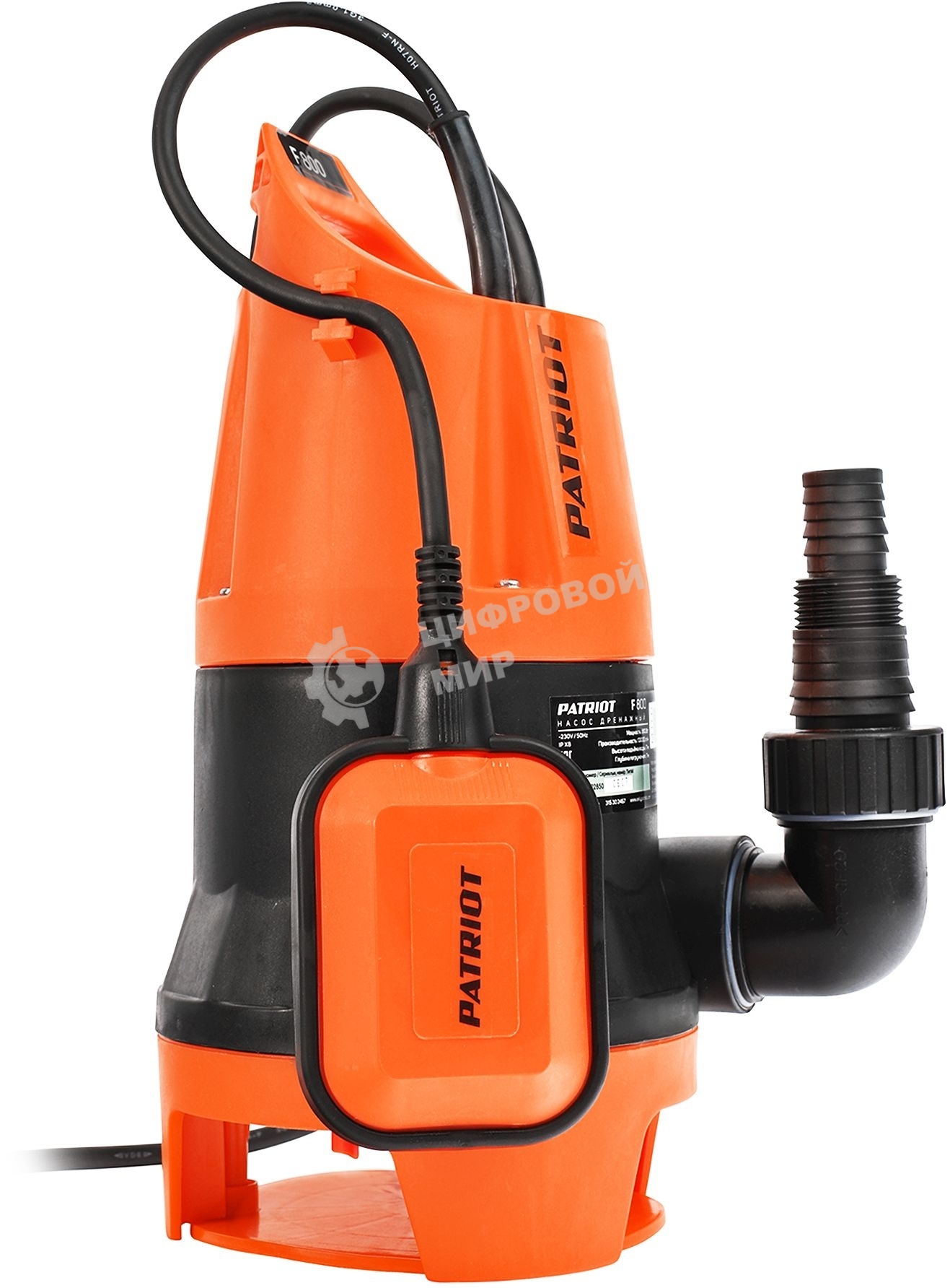 Садовый насос дренажный Patriot F 800