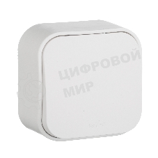 Переключатель 10A одноклавишный (белый) Legrand 782204