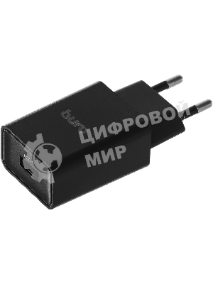 Сетевое зарядное устройство Buro BUWA1 2.1A черный