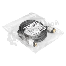Кабель HDMI ExeGate EX-CC-HDMI8K-3.0 (19M/19M, v2.1, 3м, 8K UHD, Ethernet, позолоченные контакты)