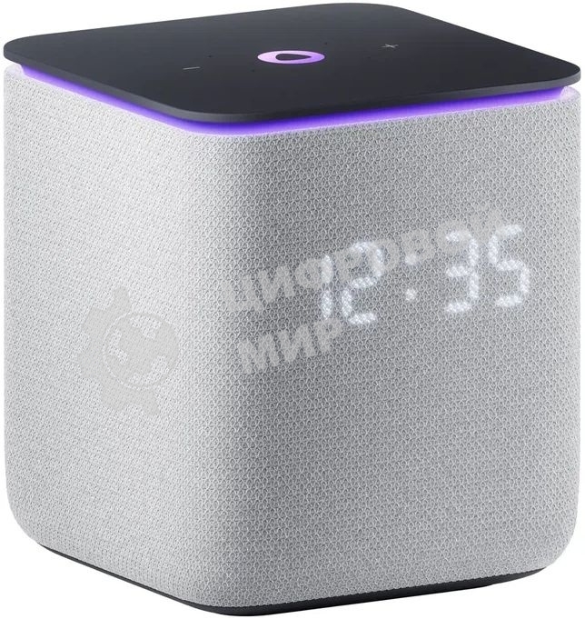 Умная колонка Яндекс Станция Миди, 24Вт, с экраном, 2 динамика, Wi-Fi, BT5.0, Zigbee, Алиса, серый