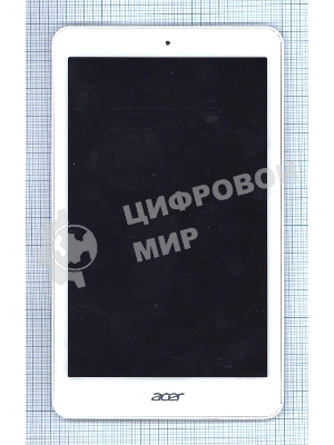 Модуль (матрица + тачскрин) для Acer Iconia Tab A1-860 белый с рамкой