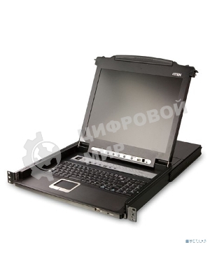 KVM переключатель Aten KVM W/LCD 8PORT CL5708M-ATA-RG