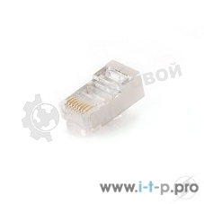 Коннектор Gembird Вилка RJ-45 LC-8P8C-001 (3-зубца) cat.5e, для одножильного кабеля (100 шт.)