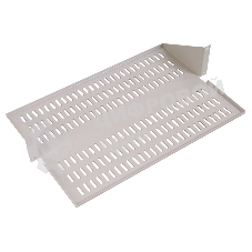 Полка для стойки перфорированная консольная 2U с центральным креплением, глубина 300 мм МС-30.2