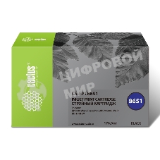 Картридж струйный Cactus CS-EPT8651 (T8651) черный пигментный (8000 стр.) для Epson WF5190/5690