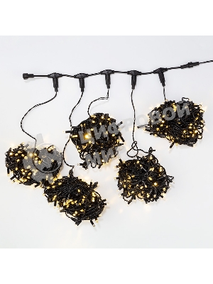 Гирлянда Neon-night LED ClipLight 24V, 5 нитей по 20 метров, цвет диодов теплый белый