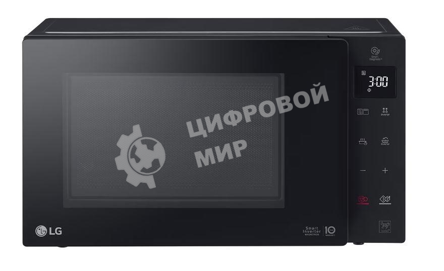 Микроволновая печь LG MB63W35GIB черный, 23 л, 1000 Вт, переключатели - сенсор