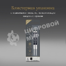 Стержень гелевый Parker Z10 (1950362) M 0.7мм черные чернила для ручек шариковых блистер (2шт)