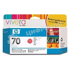 Картридж струйный HP №70 C9456A красный для HP DJ Z2100/Z3100 (130мл)