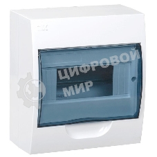 Корпус модульный пластиковый навесной ЩРН-П-8 IEK MKP12-N-08-40-20, 8 модулей, IP41