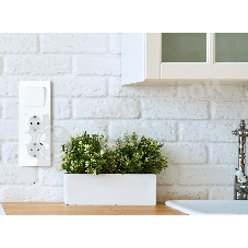 Рамка 3 поста белый Inspiria