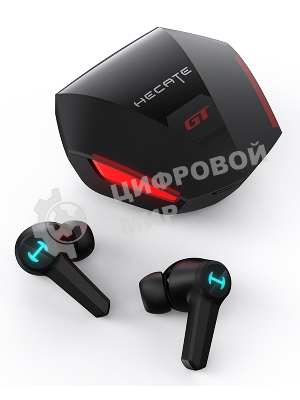 Игровая гарнитура TWS Edifier GT4 черный, внутриканальные, Bluetooth, до 7 ч