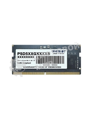 Оперативная память Patriot Signature, DDR5, 8GB (1x8 GB), 5600 MHz, CL46, SO-DIMM