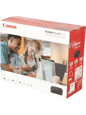 МФУ струйное Canon PIXMA TS3440 (4463C007), A4, цветной, печ. 7.7 стр/мин (ч/б) 4 стр/мин (цвет), 1200 x 4800 dpi (принтер) 600x1200dpi (сканер), USB, Wi-Fi, Air Print, Mopria