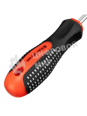 Отвертка Matrix Fusion, SL6,0 х 200 мм, CrV, 3-х компонентная рукоятка 