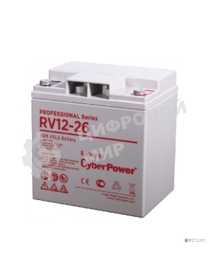 Аккумуляторная батарея PS CyberPower RV 12-26/12 В 26 А·ч