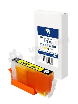 Картридж струйный NVPrint 178XL (NV-CB325HE) Yellow для HP Photosmart 6510/7510/B110/C8583 (15 мл) совместимый