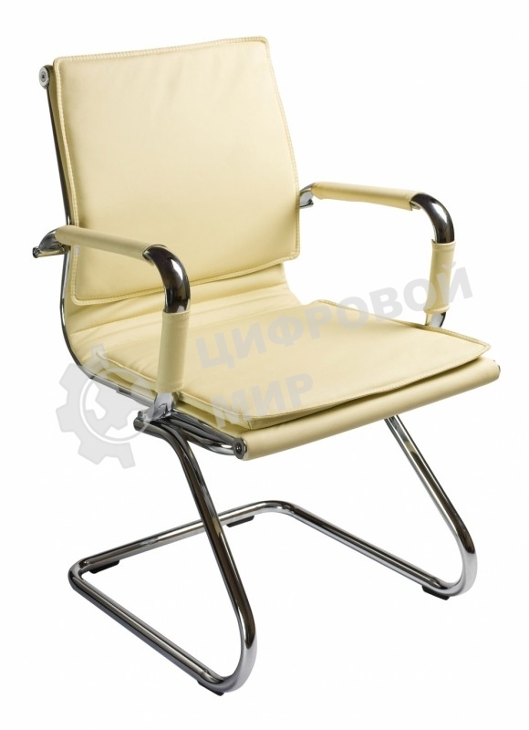 Кресло Бюрократ CH-993-Low-V/Ivory слоновая кость, экокожа, 120 кг, механизм качания, низкая спинка