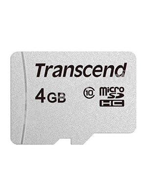 Флеш карта microSD 4Gb Transcend microSDHC Class 10, (без адаптера), TLC