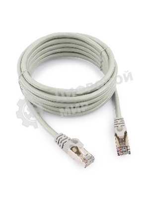 Патч-корд FTP Cablexpert cat.6, 3м, литой, многожильный, серый