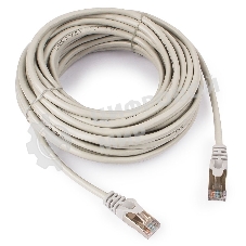 Патч-корд FTP Cablexpert cat.5e, 10м, литой, многожильный серый
