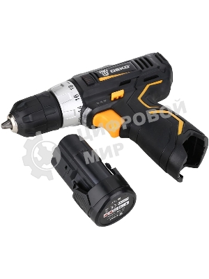 Дрель-шуруповерт Deko GCD12DU3 SET 2, 12 В, 1.5 Ач, 32 Нм, щеточный