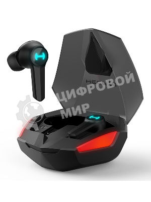 Игровая гарнитура TWS Edifier GT4 черный, внутриканальные, Bluetooth, до 7 ч