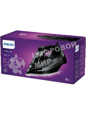 Утюг электрический Philips 2600 Вт, удар 200 г, пар 45 г/мин, SteamGlide Plus