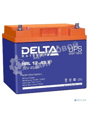 Батарея Delta HRL 12-45 X (45А\ч, 12В) свинцово-кислотный аккумулятор