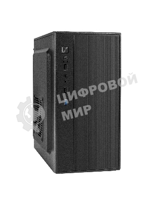 Компьютерный корпус Minitower ExeGate BAA-408U (mATX, без БП, 2хUSB/1хUSB 3.0, HD Audio, черный)