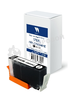 Картридж струйный NVPrint 178XL (NV-CN684HE) Black для HP Photosmart 6510/7510/B110/C8583 (24 мл) совместимый