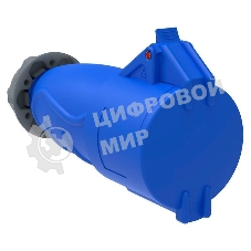Розетка переносная IEK PSN21-032-3 ССИ-223 32А-6ч/200-250В 2Р + РЕ IP44 MAGNUM IEK