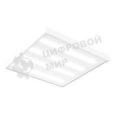 Светильник светодиодный Gauss MIR 595х595х50 35Вт 3500лм 4000К IP40 офисный встраив. накладной с рассеив. призма (аналог ЛВО)