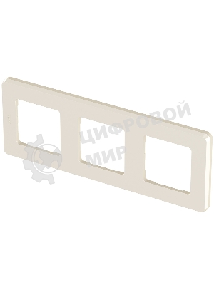 Рамка 3 поста слоновая кость Inspiria