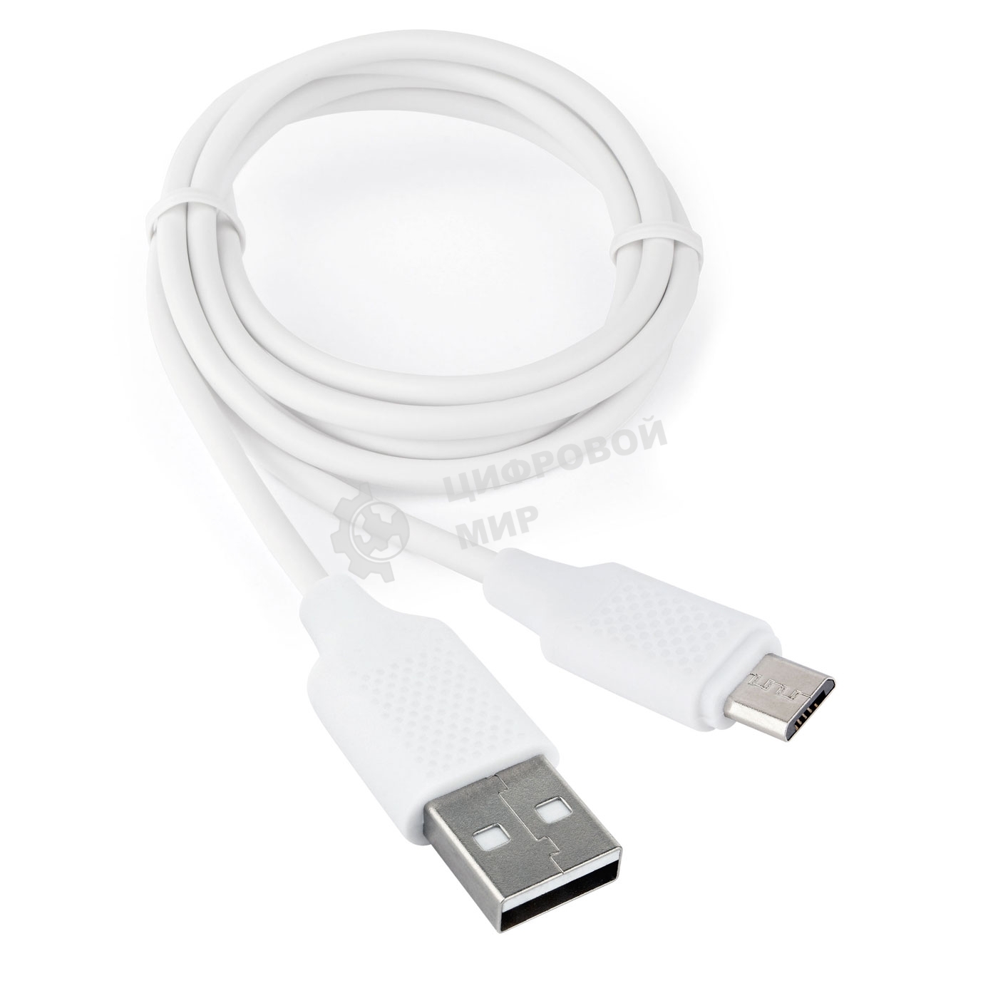 Кабель USB2.0 Cablexpert CCB-mUSB2-AMBMO2-1MW, AM/microB, издание Classic 0.2, 1м, белый, блистер