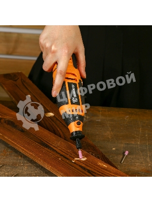 Прямошлифовальная машина (гравер) с регулировкой скорости 200Вт DEKO DKRT200E063-1410