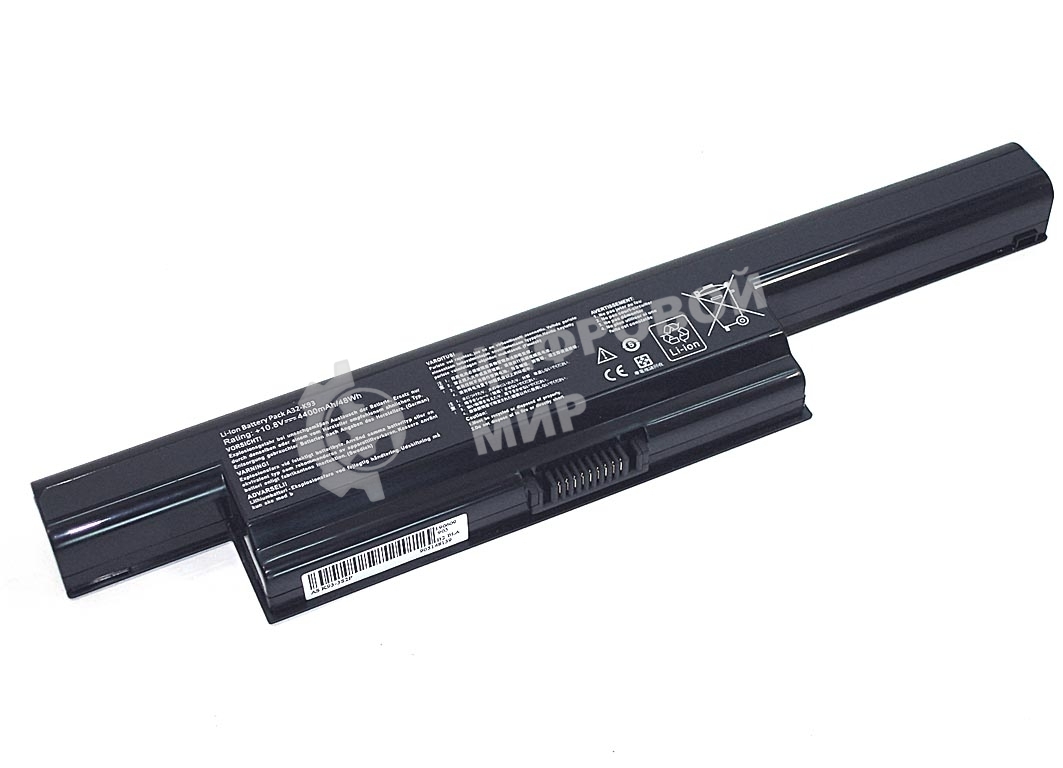 Аккумуляторная батарея для ноутбука Asus K93 10.8V 5200mAh OEM черный