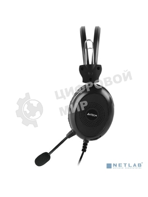 Гарнитура A4Tech HU-30 чёрный, проводная