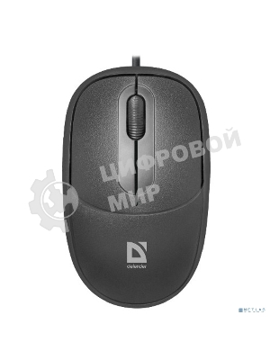 Мышь проводная Defender Datum MS-980 черный, 1000 dpi, USB, кнопки - 3