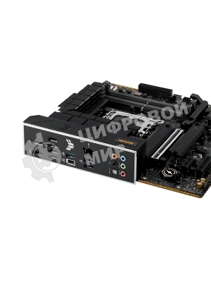Материнская плата ASUS TUF GAMING B760M-PLUS II, LGA 1700, Intel B760, 4xDDR5, 4xSATA, 3xM.2, 1xPCIe 5.0 x16, 1xPCIe x4, 1xPCIe x1, 1xUSB-A 3.2 Gen 2, 2xUSB-A 3.2 Gen 1, 4xUSB 2.0, 1xUSB-C 3.2 Gen 2x2, 1x2.5Gb LAN, 5x3.5 мм, 7.1, mATX