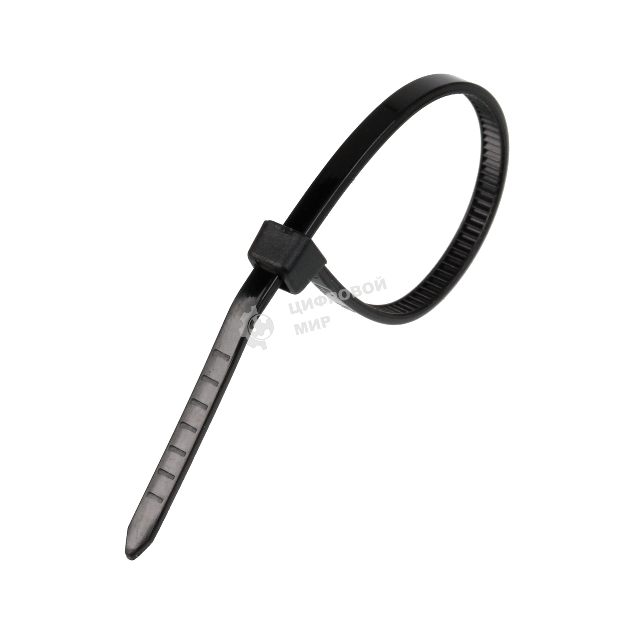 Стяжка нейлоновая Exegate EX253847RUS неоткрывающаяся CV-100B, 100 мм, упак. 100 шт черная