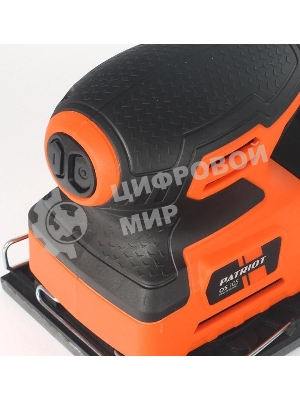 Вибрационная шлифовальная машина PATRIOT OS 105240 Вт, 13 000 кол/мин; размер платформы: 104 х 112 мм