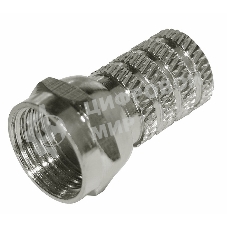 F-разъем RG-59, L=19 мм, цинк PROconnect