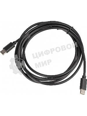 Кабель USB Type-C (m)-USB Type-C (m) 2м черный