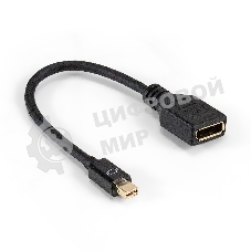 Кабель miniDisplayPort-DisplayPort ExeGate EX-CC-mDPM-DPF-0.15 (mini20M/20M, 0,15м)