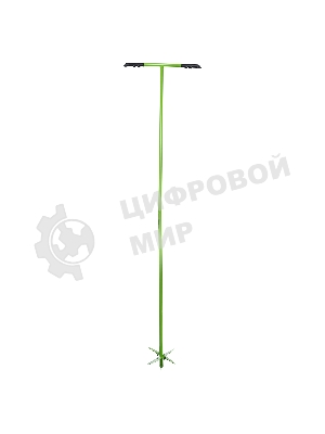 Бур лопастной со сменными ножами Сибртех, 2110 мм, удлинитель, диаметр 150 мм, 200 мм