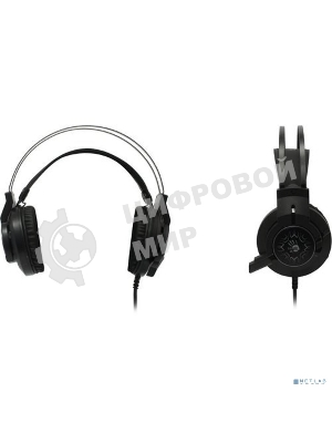 Гарнитура Bloody J437 чёрный, проводная, подсветка