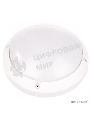 Светильник светодиодный ЖКХ Онлайт 71686 OBL-R1-12-4K-WH-IP65-LED