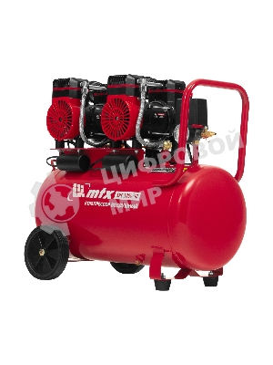 Компрессор безмасляный малошумный SPC 3000/50, 3000 Вт, ресивер 50 л, 520 л/мин MTX